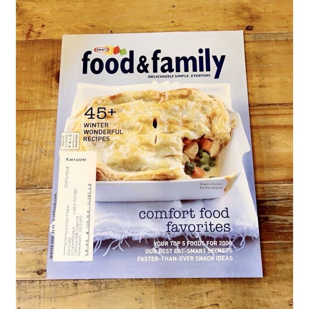 Kraft Food & Family - Winter 2008 - Comfort Food Favorites